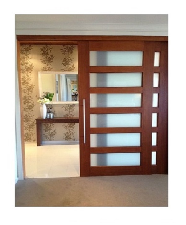 WOOD SLIDING DOOR-WSD-13