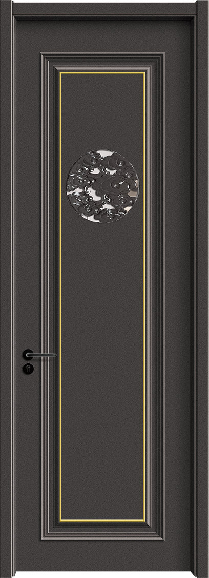 MELAMINE FINISHING  - CARBON  WOOD DOOR (CARBON CRYSTAL BOARD) TF-23003