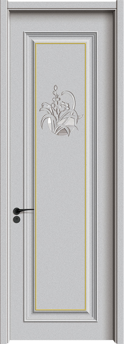 MELAMINE  FINISHING  - CARBON  WOOD DOOR (CARBON CRYSTAL BOARD) TF-23001