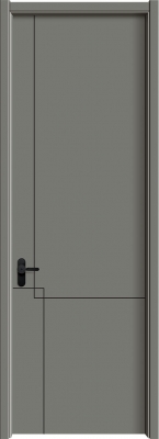 MELAMINE FINISHING  - CARBON  WOOD DOOR (CARBON CRYSTAL BOARD) TF-23138