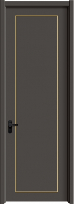 MELAMINE FINISHING  - CARBON  WOOD DOOR (CARBON CRYSTAL BOARD) TF-23135