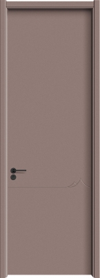 MELAMINE FINISHING  - CARBON  WOOD DOOR (CARBON CRYSTAL BOARD) TF-23062