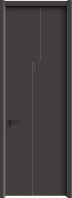 MELAMINE FINISHING  - CARBON  WOOD DOOR (CARBON CRYSTAL BOARD) TF-23059