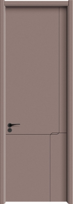MELAMINE FINISHING  - CARBON  WOOD DOOR (CARBON CRYSTAL BOARD) TF-23050