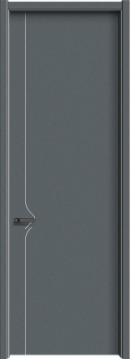 MELAMINE FINISHING  - CARBON  WOOD DOOR (CARBON CRYSTAL BOARD) TF-23039