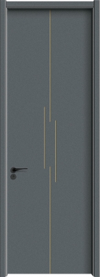 MELAMINE FINISHING  - CARBON  WOOD DOOR (CARBON CRYSTAL BOARD) TF-23038