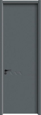 MELAMINE FINISHING  - CARBON  WOOD DOOR (CARBON CRYSTAL BOARD) TF-23019