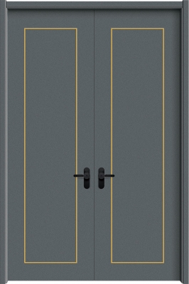 MELAMINE FINISHING  - CARBON  WOOD DOOR (CARBON CRYSTAL BOARD) TF-23010