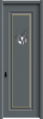 MELAMINE FINISHING  - CARBON  WOOD DOOR (CARBON CRYSTAL BOARD) TF-23008